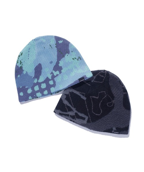 XLARGE（エクストララージ）の「GEOMETRIC BEANIE（ニットキャップ/ビーニー・メンズ・ブラック/ブルー・ONE SIZE）」の5枚目の写真