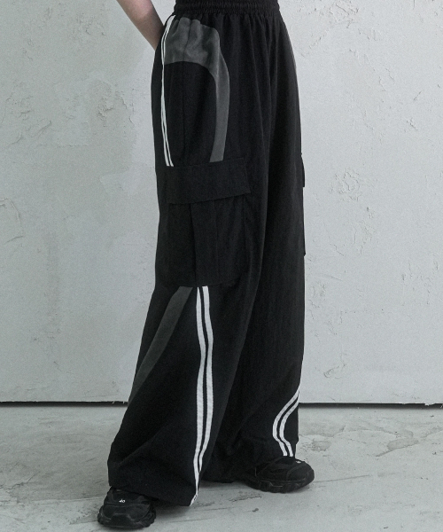 AVANDRESS（アバンドレス ）の「ブロウズポケットナイロンパンツ - 4COL（スウェットパンツ・メンズ・チャコールグレー/ブラック/ミント/PINK・SMALL/MEDIUM/LARGE）」の6枚目の写真