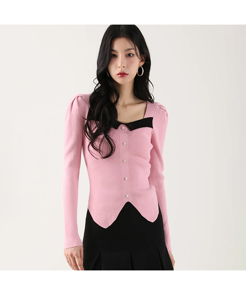 Jucy Knit PINK（ニット/セーター）｜AVANDRESS（アバンドレス ）の
