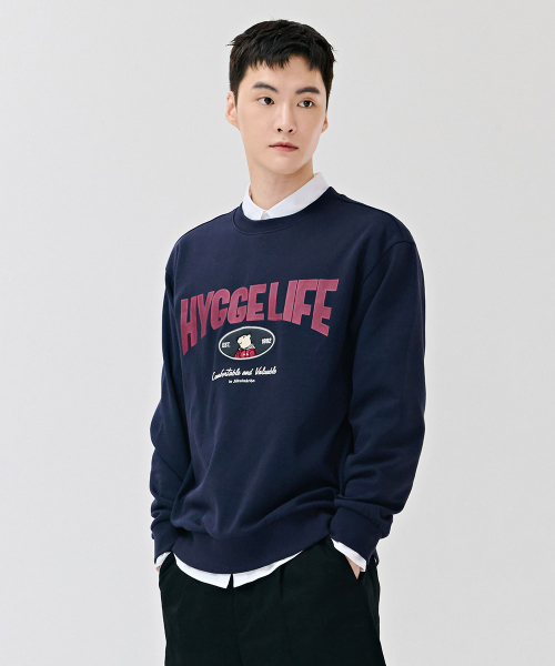 CHASECULT(チェイスカルト)の「共用キャラクターグラフィックスウェットシャツ-ネイビー(スウェット・メンズ・ネイビー・105/90/100/95)」の2枚目の写真