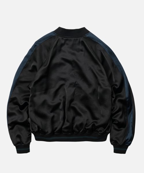 FRIZMWORKS（フリズムワークス）の「VISCOSE SATIN JACKET _ BLACK（ブルゾン・メンズ・その他・MEDIUM/X-LARGE/LARGE）」の4枚目の写真