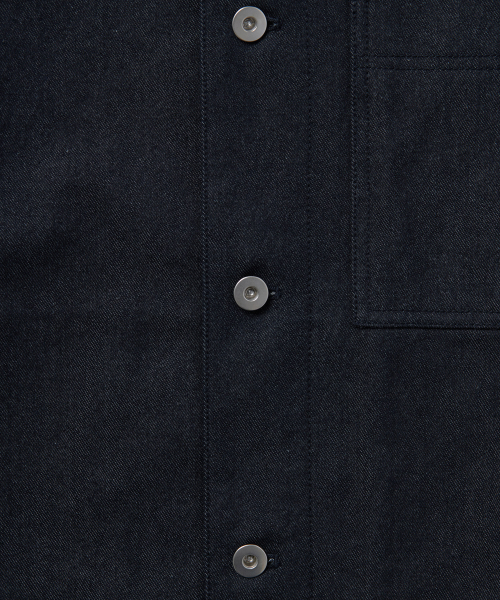 MUSINSA STANDARD（ムシンサスタンダード）の「デニムライクリラックスドミニマルジャケット[ディープインディゴ]（デニムジャケット・メンズ・その他・MEDIUM/LARGE/X-LARGE/XX-LARGE）」の7枚目の写真