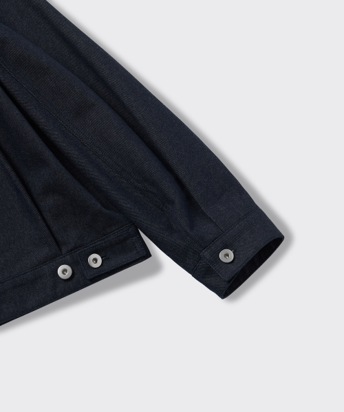 MUSINSA STANDARD（ムシンサスタンダード）の「デニムライクリラックスドミニマルジャケット[ディープインディゴ]（デニムジャケット・メンズ・その他・MEDIUM/LARGE/X-LARGE/XX-LARGE）」の8枚目の写真