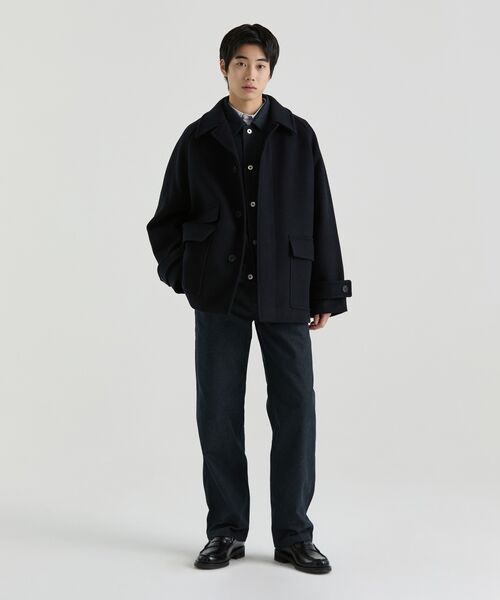 MUSINSA STANDARD（ムシンサスタンダード）の「デニムライクリラックスドミニマルジャケット[ディープインディゴ]（デニムジャケット・メンズ・その他・MEDIUM/LARGE/X-LARGE/XX-LARGE）」の9枚目の写真