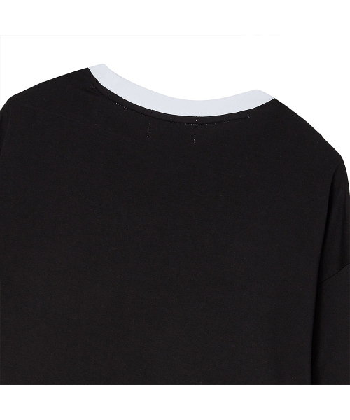 THE GREEN LAB（ザグリーンラボ）の「サッカーフットボール配色長袖Tシャツ[ブラック]（Tシャツ/カットソー・メンズ・その他・SMALL）」の19枚目の写真