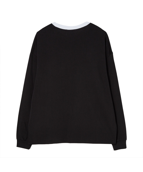 THE GREEN LAB（ザグリーンラボ）の「サッカーフットボール配色長袖Tシャツ[ブラック]（Tシャツ/カットソー・メンズ・その他・SMALL）」の20枚目の写真