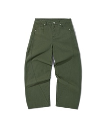 Verdnt（バーダント）の「Cut Layered Cargo Wide Cotton Pants [Khaki]（その他パンツ・メンズ）」