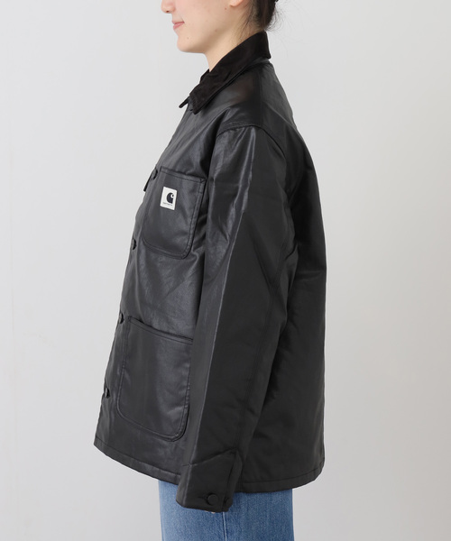 Carhartt WIP（カーハートダブリューアイピー）の「【CARHARTT WIP / カーハート ダブリューアイピー】W' DEAN MICHIGAN JACKET I035800（その他アウター・レディース・ブラック・SMALL）」の9枚目の写真