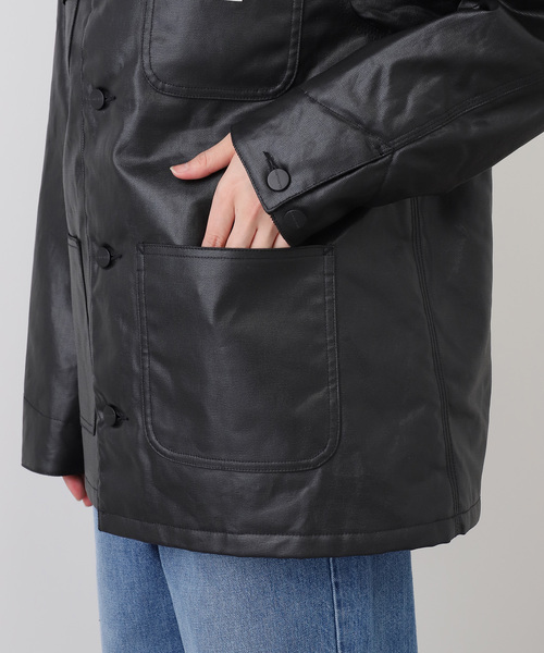 Carhartt WIP（カーハートダブリューアイピー）の「【CARHARTT WIP / カーハート ダブリューアイピー】W' DEAN MICHIGAN JACKET I035800（その他アウター・レディース・ブラック・SMALL）」の14枚目の写真