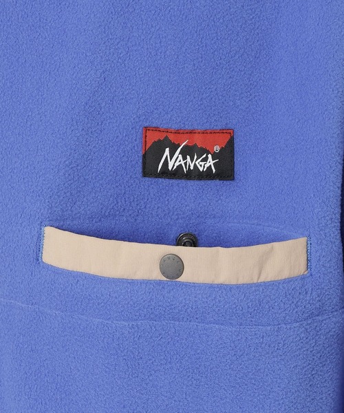 NANGA（ナンガ）の「AIR WARM FLEECE HOODIE/エアウォーム フリース フーディー（パーカー・メンズ・ブルー/ブラック/ピンク系その他/グリーン・S/M/L/XL）」の20枚目の写真
