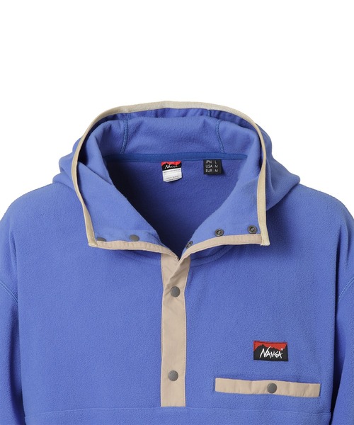 NANGA（ナンガ）の「AIR WARM FLEECE HOODIE/エアウォーム フリース フーディー（パーカー・メンズ・ブルー/ブラック/ピンク系その他/グリーン・S/M/L/XL）」の16枚目の写真