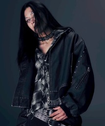 DIG YOUR OWN GRAVE（ディグユアオウングレイブ）の「【DIG YOUR OWN GRAVE】TARNISH MA-1 / 【ディグユアオウングレイブ】クロップスタッズエムエーワン（MA-1・メンズ）」