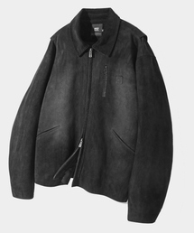 DIMITRI BLACK（ディミトリブラック）の「2WAY OG Essential Detroit Suede Jacket_Black（MA-1）」