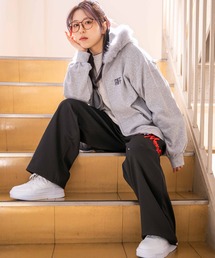 GORGE（ゴージ）の「《ファーフード×裏起毛》レディース ジップパーカー カジュアル 秋冬（パーカー）」