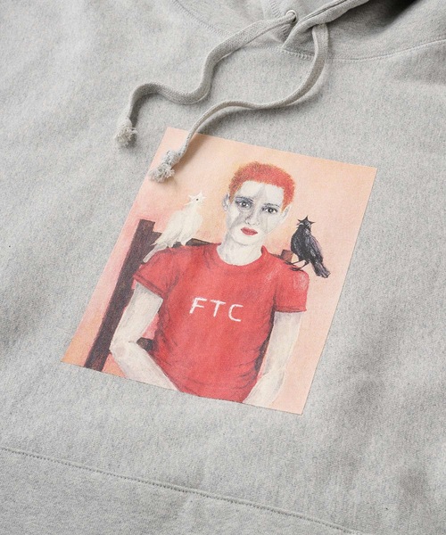 FTC（エフティーシー）の「"FTC x JUSTIN HAGER" HOODY（パーカー・メンズ・グレー/ブラック・LARGE/MEDIUM）」の5枚目の写真