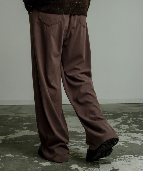 Crownor(クラウノアー)の「リラックス イージー ワイドパンツ(スラックス・メンズ・ネイビー/モカ/ブラック・MEDIUM/LARGE)」の8枚目の写真