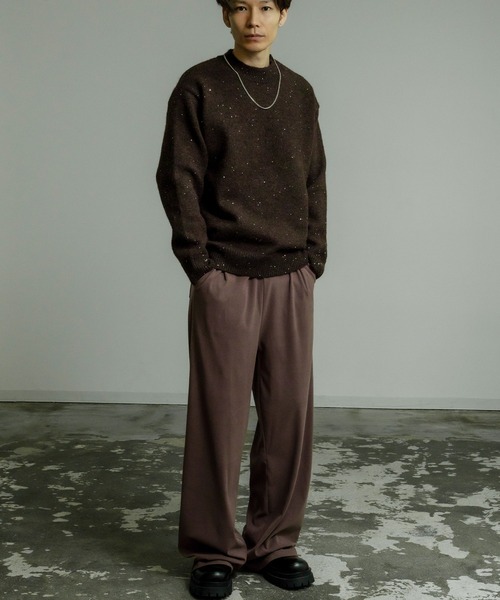Crownor(クラウノアー)の「リラックス イージー ワイドパンツ(スラックス・メンズ・ネイビー/モカ/ブラック・MEDIUM/LARGE)」の9枚目の写真
