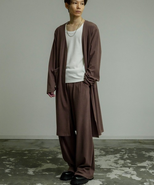 Crownor(クラウノアー)の「リラックス イージー ワイドパンツ(スラックス・メンズ・ネイビー/モカ/ブラック・MEDIUM/LARGE)」の10枚目の写真