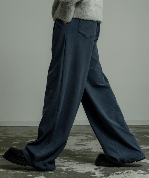 Crownor(クラウノアー)の「リラックス イージー ワイドパンツ(スラックス・メンズ・ネイビー/モカ/ブラック・MEDIUM/LARGE)」の12枚目の写真
