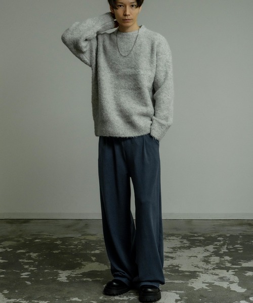 Crownor(クラウノアー)の「リラックス イージー ワイドパンツ(スラックス・メンズ・ネイビー/モカ/ブラック・MEDIUM/LARGE)」の14枚目の写真