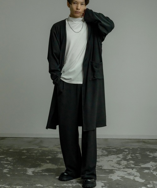 Crownor(クラウノアー)の「リラックス イージー ワイドパンツ(スラックス・メンズ・ネイビー/モカ/ブラック・MEDIUM/LARGE)」の5枚目の写真