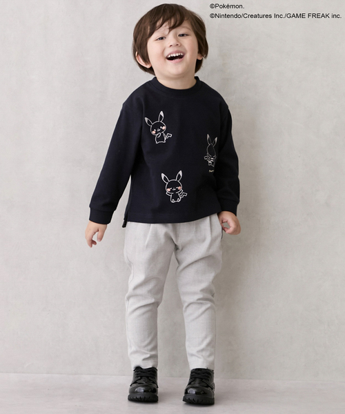 セール】【モンポケ】ポケット刺繍パンツ（その他パンツ）｜petit main