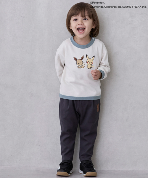 セール】【モンポケ】ポケット刺繍パンツ（その他パンツ）｜petit main