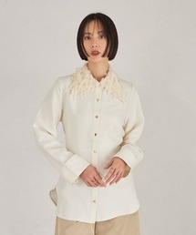 FRINGE COLLAR SHIRT
