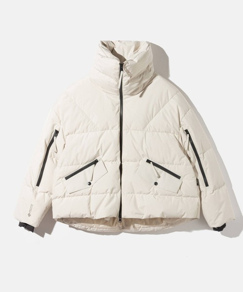 WOOLRICH（ウールリッチ）の「WOOLRICH GTX JACKET ウールリッチ ゴアウィンドーストッパー ダウンジャケット（ダウンジャケット/コート・レディース・ブラック/クリーム・SMALL/MEDIUM/LARGE）」の2枚目の写真