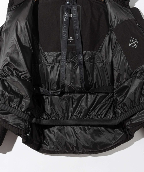 WOOLRICH（ウールリッチ）の「WOOLRICH GTX JACKET ウールリッチ ゴアウィンドーストッパー ダウンジャケット（ダウンジャケット/コート・レディース・ブラック/クリーム・SMALL/MEDIUM/LARGE）」の9枚目の写真