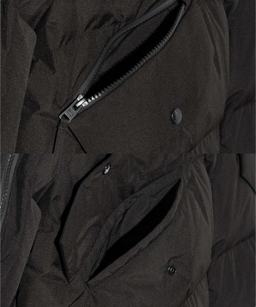 WOOLRICH（ウールリッチ）の「WOOLRICH GTX JACKET ウールリッチ ゴアウィンドーストッパー ダウンジャケット（ダウンジャケット/コート・レディース・ブラック/クリーム・SMALL/MEDIUM/LARGE）」の14枚目の写真