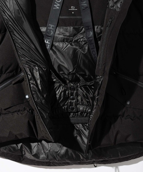 WOOLRICH（ウールリッチ）の「WOOLRICH GTX JACKET ウールリッチ ゴアウィンドーストッパー ダウンジャケット（ダウンジャケット/コート・レディース・ブラック/クリーム・SMALL/MEDIUM/LARGE）」の15枚目の写真