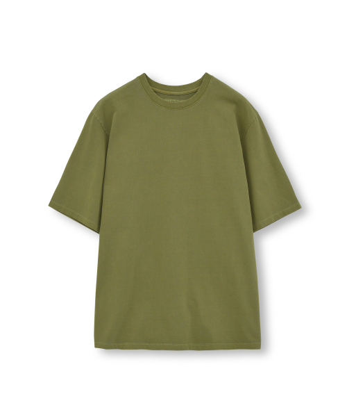 BROWNYARD(ブラウンヤード)の「ウォッシュドTシャツ、ウォッシュドオリーブ(Tシャツ/カットソー・メンズ・その他・4/3/5)」の1枚目の写真