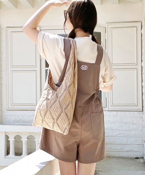 SLOWLOLLI(スローローリ)の「Cozy Crochet Bag_2 Colors(エコバッグ/サブバッグ・レディース・Beige/アイボリー・FREE)」の6枚目の写真