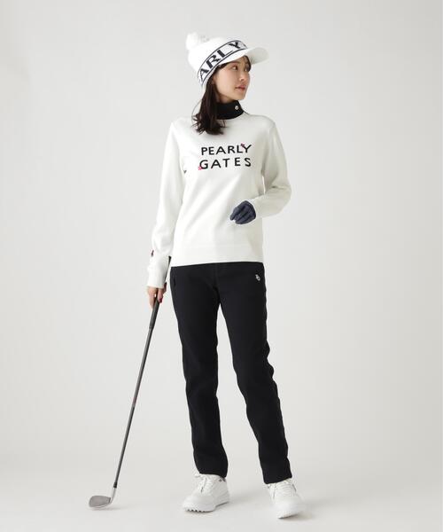 PEARLY GATES(パーリーゲイツ)の「【PEARLY GATES】12G 天竺×インターシャ(ニット/セーター・レディース・ネイビー/ホワイト/グレー系その他・SMALL/MEDIUM/LARGE)」の18枚目の写真