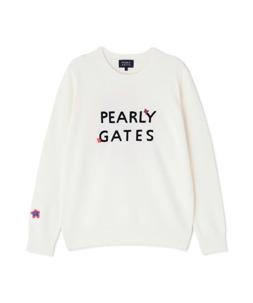 PEARLY GATES(パーリーゲイツ)の「【PEARLY GATES】12G 天竺×インターシャ(ニット/セーター・レディース・ネイビー/ホワイト/グレー系その他・SMALL/MEDIUM/LARGE)」の19枚目の写真