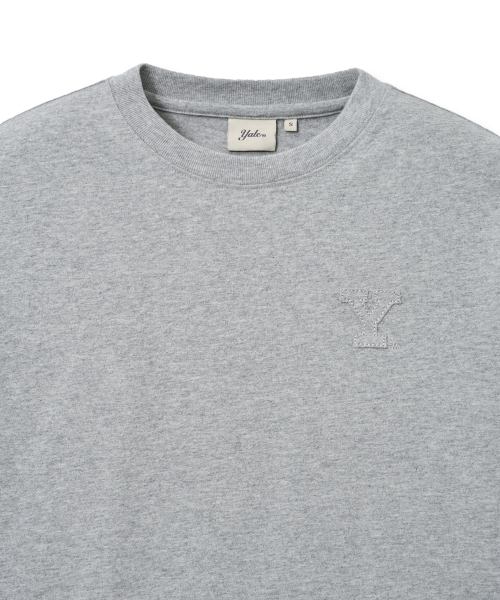 YALE(イェール)の「ウィメンズクロップアップリケ半袖Tシャツ_グレー(Tシャツ/カットソー・レディース・その他・SMALL/MEDIUM)」の4枚目の写真