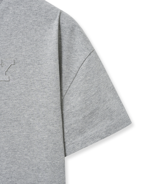 YALE(イェール)の「ウィメンズクロップアップリケ半袖Tシャツ_グレー(Tシャツ/カットソー・レディース・その他・SMALL/MEDIUM)」の7枚目の写真