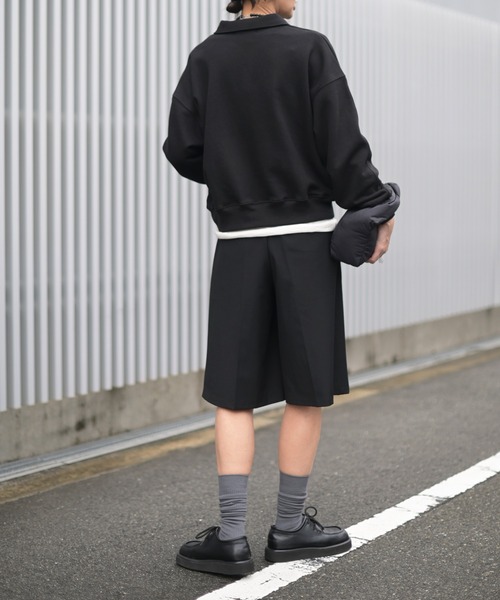 Marient（マリエント）の「ハーフZIPスウェットPO（スウェット・レディース・グレー/ブラック・FREE）」の20枚目の写真