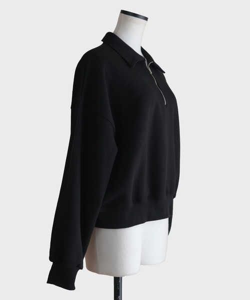 Marient（マリエント）の「ハーフZIPスウェットPO（スウェット・レディース・グレー/ブラック・FREE）」の22枚目の写真