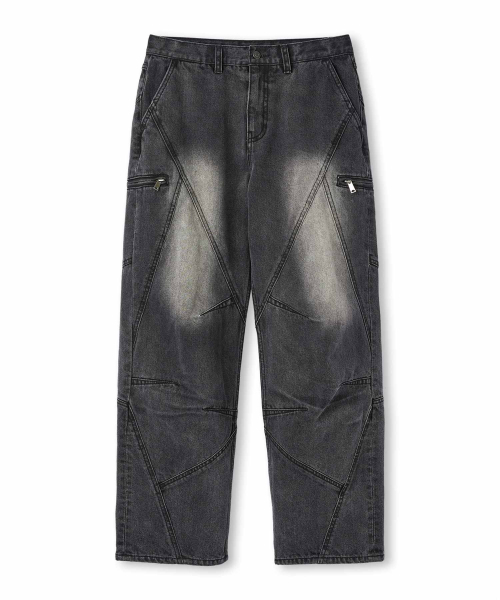 WMC（ダブリューエムシー）の「マルチダートデニム_GREY（デニムパンツ・メンズ・グレー・30(M)/32(L)/36(XL)）」の2枚目の写真