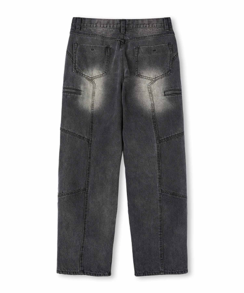 WMC（ダブリューエムシー）の「マルチダートデニム_GREY（デニムパンツ・メンズ・グレー・30(M)/32(L)/36(XL)）」の3枚目の写真