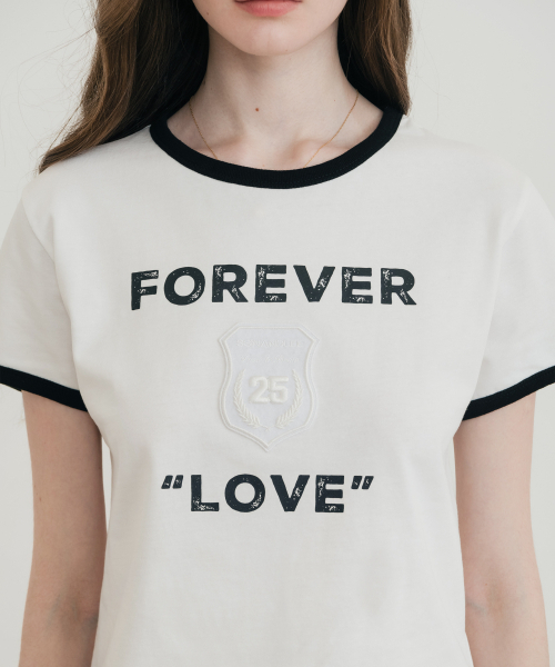 SSIN AND LEE(シンアンドリー)の「(W)25ルートリンガーTシャツホワイト(Tシャツ/カットソー・レディース・その他・F)」の3枚目の写真