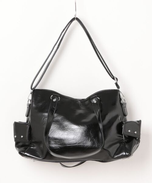 SpRay（スプレイ）の「ハトメベルト付ボストンＢＡＧ（ボストンバッグ・レディース・ブラック/ライトベージュ/ボルドー・FREE）」の20枚目の写真