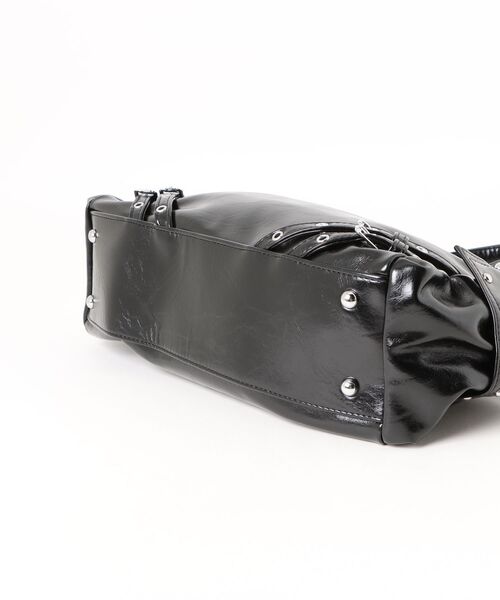 SpRay（スプレイ）の「ハトメベルト付ボストンＢＡＧ（ボストンバッグ・レディース・ブラック/ライトベージュ/ボルドー・FREE）」の15枚目の写真