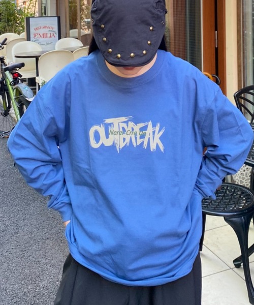 link lot(リンクロット)の「リラックスフィット ヴィンテージライク かすれロゴ プリント ロンT(Tシャツ/カットソー・メンズ・ブラック/ブルー/ホワイト/ネイビー/ダークグレー/ベージュ・M/L)」の12枚目の写真