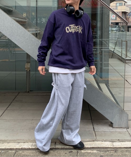 link lot(リンクロット)の「リラックスフィット ヴィンテージライク かすれロゴ プリント ロンT(Tシャツ/カットソー・メンズ・ブラック/ブルー/ホワイト/ネイビー/ダークグレー/ベージュ・M/L)」の15枚目の写真