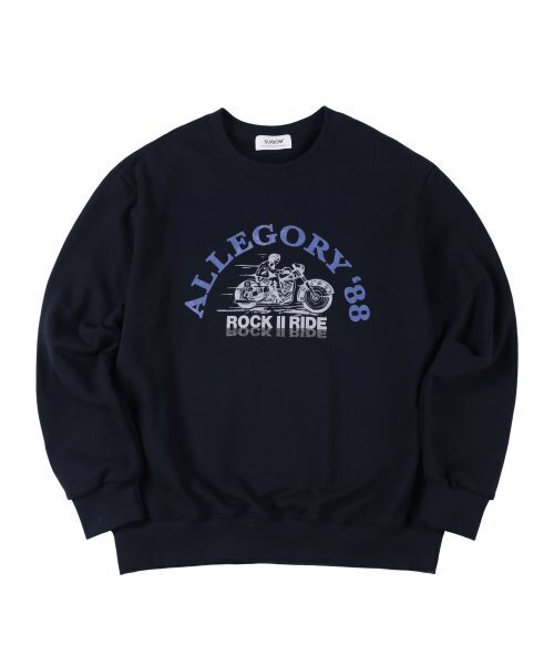 SUIBOM(スイボム)の「アレゴリ88 スウェットシャツ - ネイビー(スウェット・レディース・その他・MEDIUM/LARGE)」の1枚目の写真