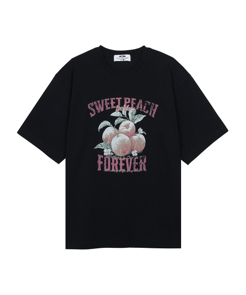 FDR(エフディーアール)の「フルーツフィールド 半袖 ブラック(Tシャツ/カットソー・レディース・その他・SMALL/MEDIUM/LARGE)」の2枚目の写真