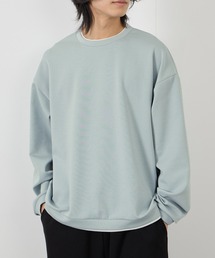 【URBANCOLLECTION/アーバンコレクション】エアスムージー 360°ストレッチ ボックス Wフェイスポンチクルーネック